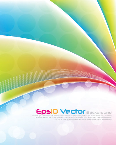 free vector Symphony of dynamic lines of the background vector